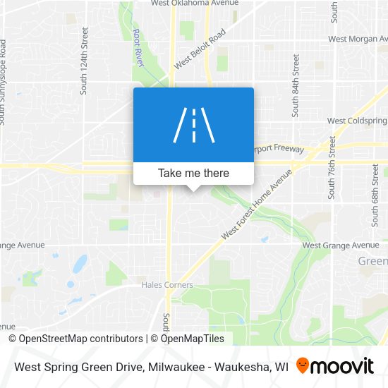 Mapa de West Spring Green Drive