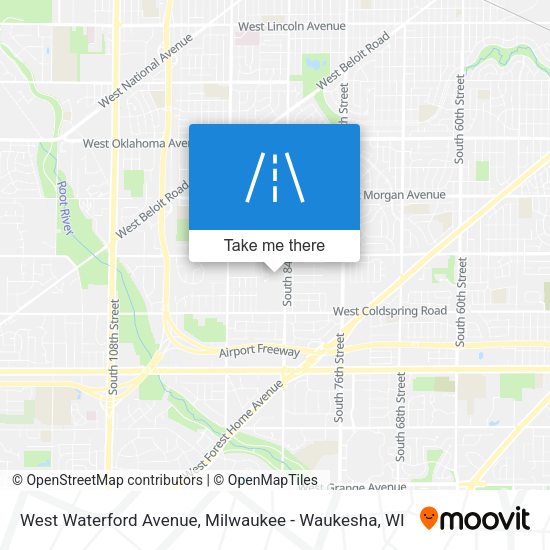 West Waterford Avenue map