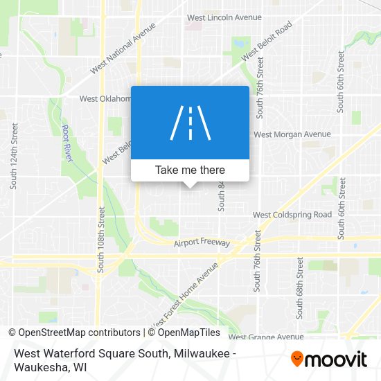 West Waterford Square South map