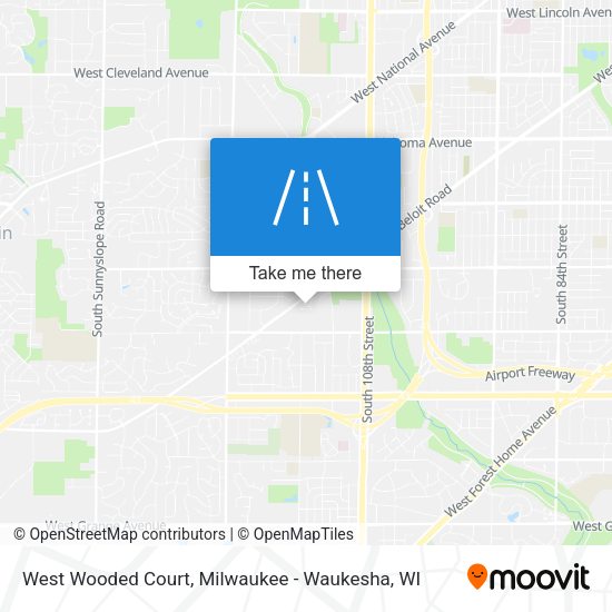West Wooded Court map