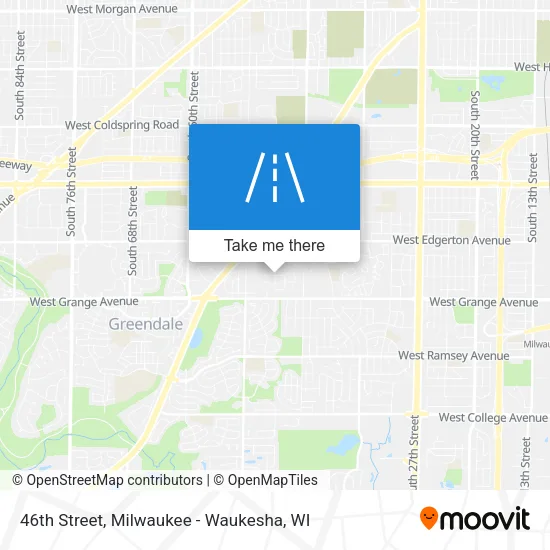 46th Street map