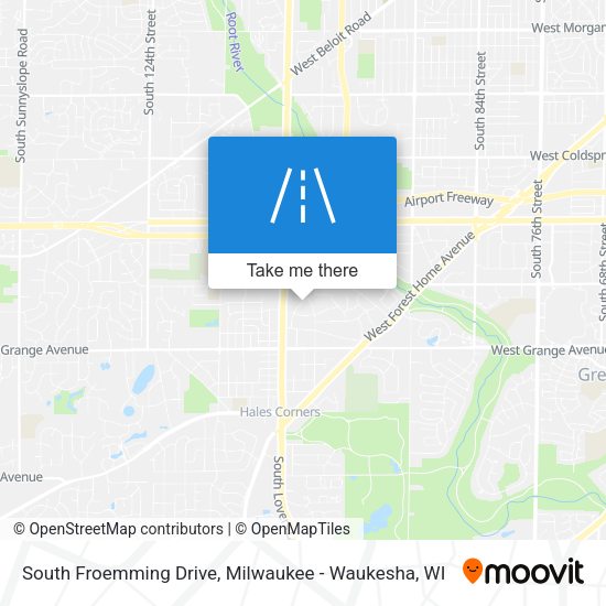 South Froemming Drive map