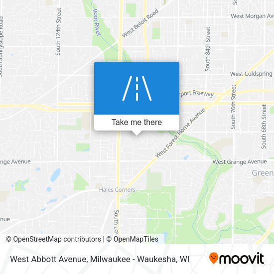 Mapa de West Abbott Avenue