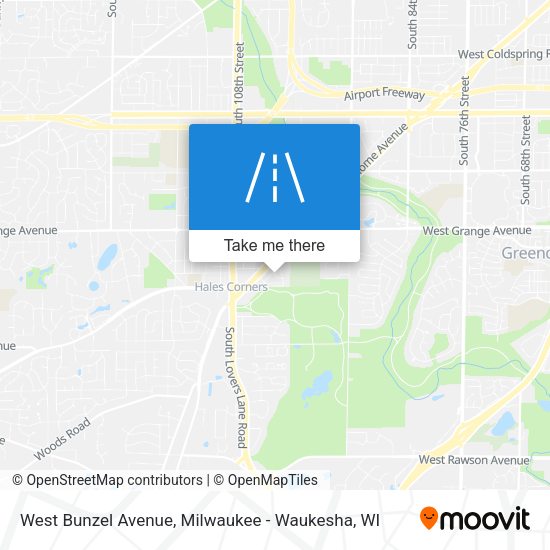 Mapa de West Bunzel Avenue