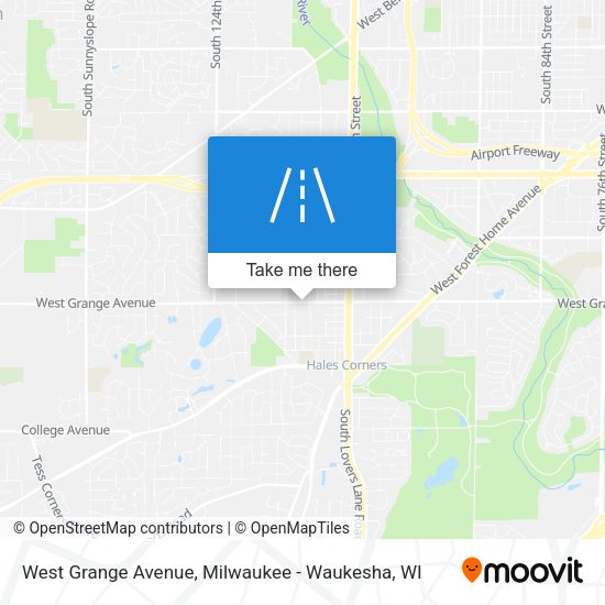 West Grange Avenue map