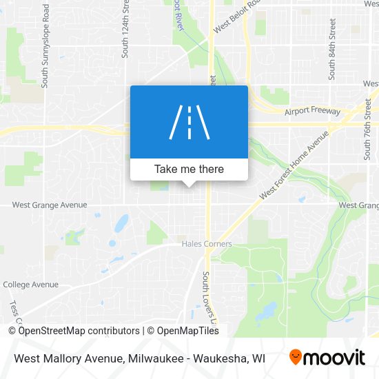 Mapa de West Mallory Avenue
