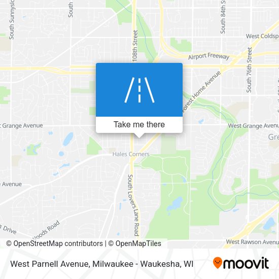 Mapa de West Parnell Avenue