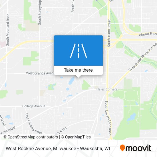 Mapa de West Rockne Avenue