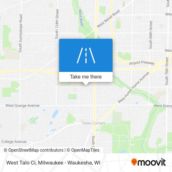 West Talo Ci map