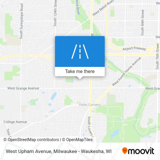 Mapa de West Upham Avenue