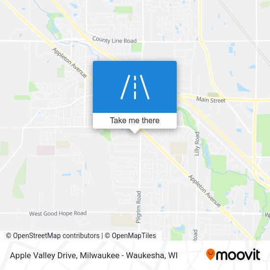 Apple Valley Drive map