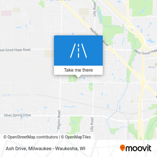 Ash Drive map