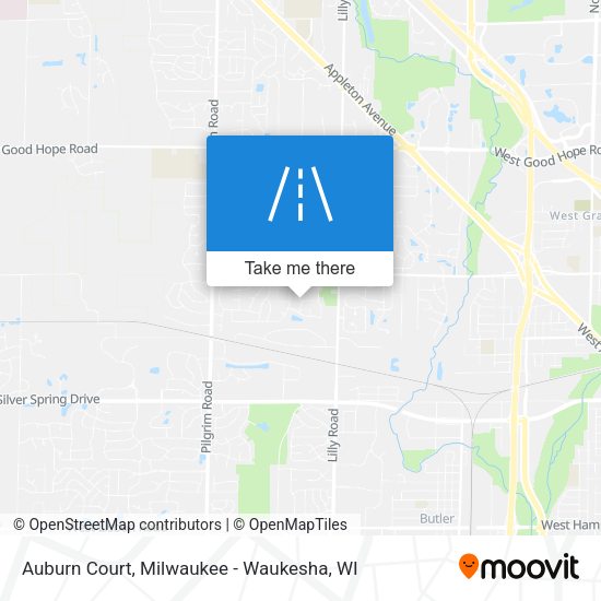 Mapa de Auburn Court