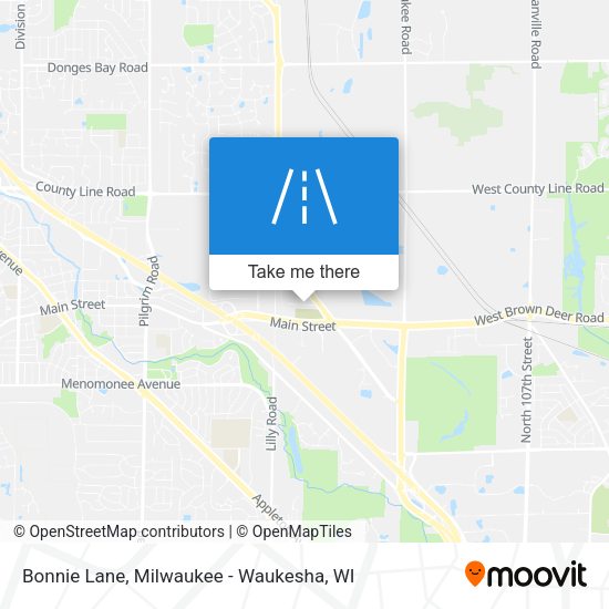 Bonnie Lane map
