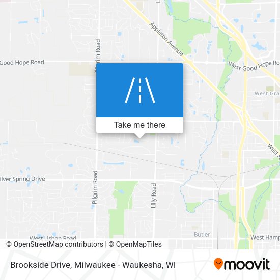 Brookside Drive map