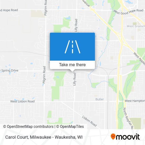 Carol Court map