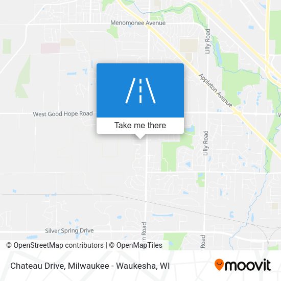 Chateau Drive map