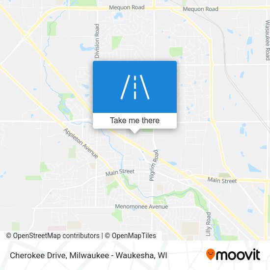 Cherokee Drive map