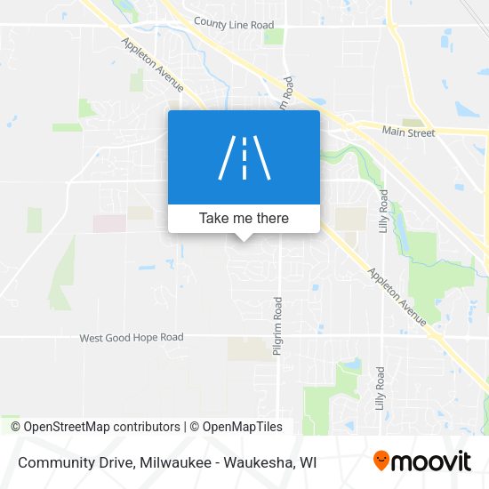 Mapa de Community Drive