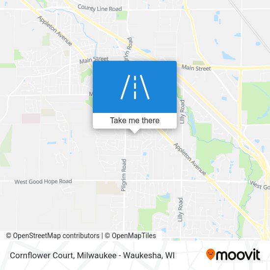 Cornflower Court map