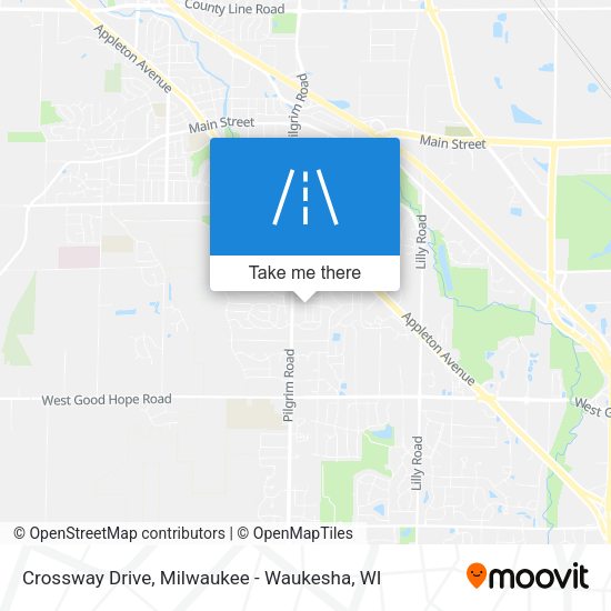 Crossway Drive map