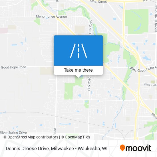 Dennis Droese Drive map