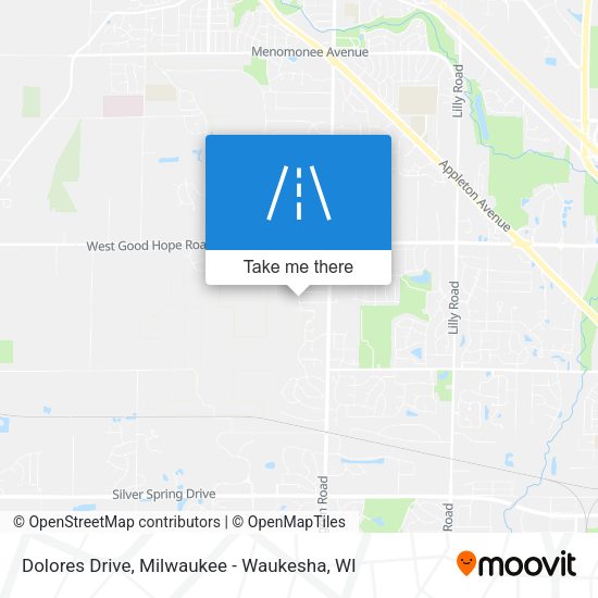 Mapa de Dolores Drive
