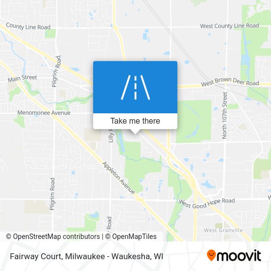 Mapa de Fairway Court