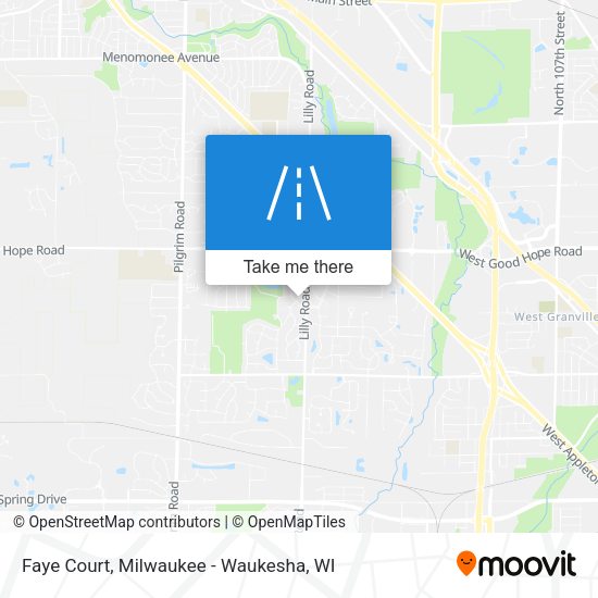 Faye Court map