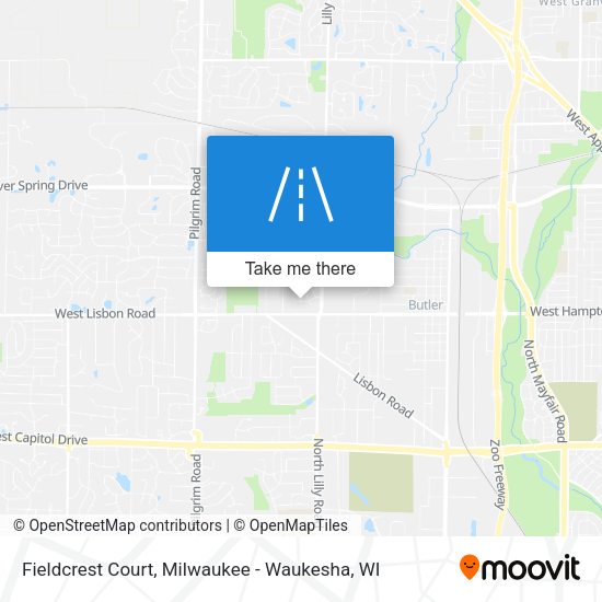 Fieldcrest Court map
