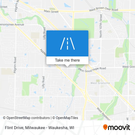 Flint Drive map