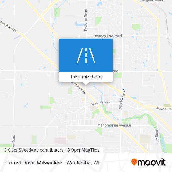 Forest Drive map