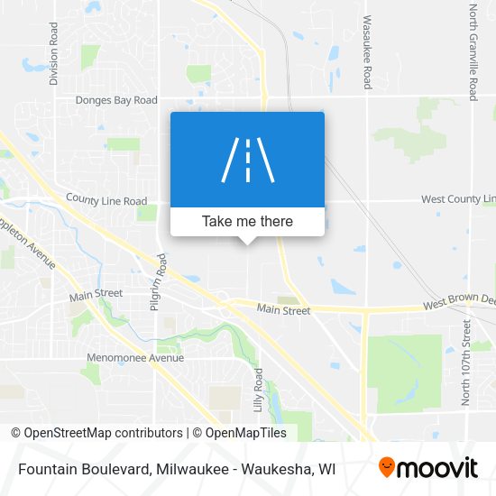 Mapa de Fountain Boulevard
