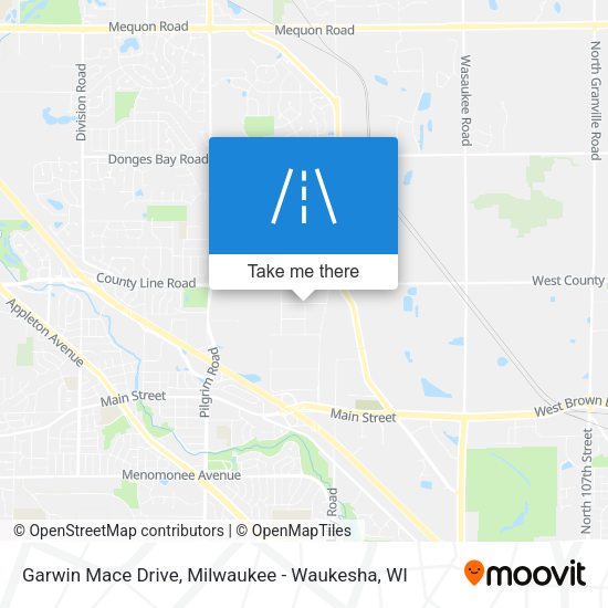 Garwin Mace Drive map