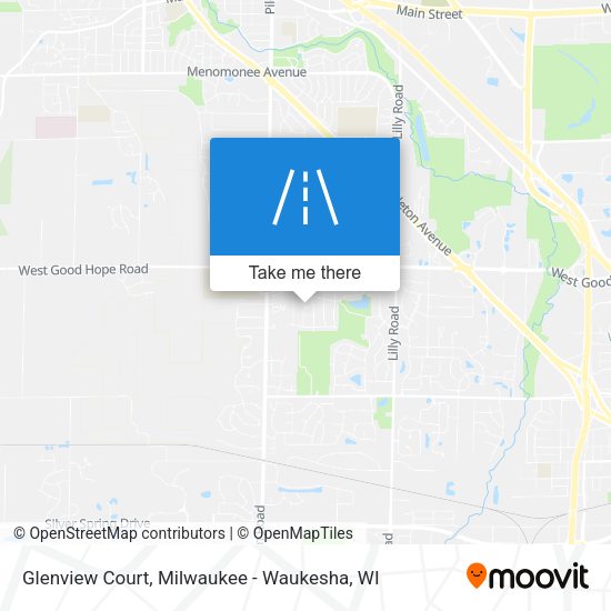 Glenview Court map