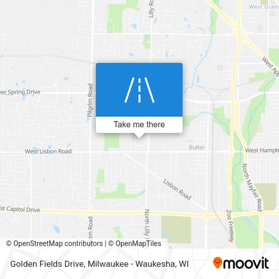Golden Fields Drive map