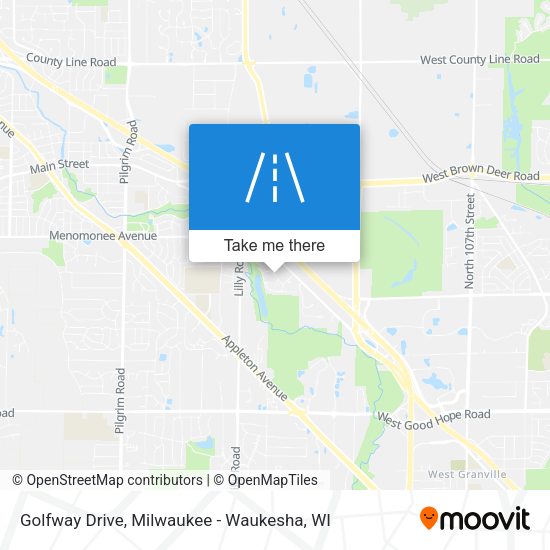 Golfway Drive map