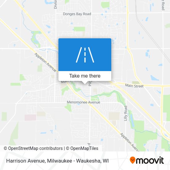 Harrison Avenue map