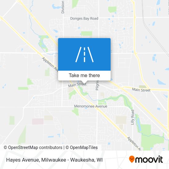 Hayes Avenue map