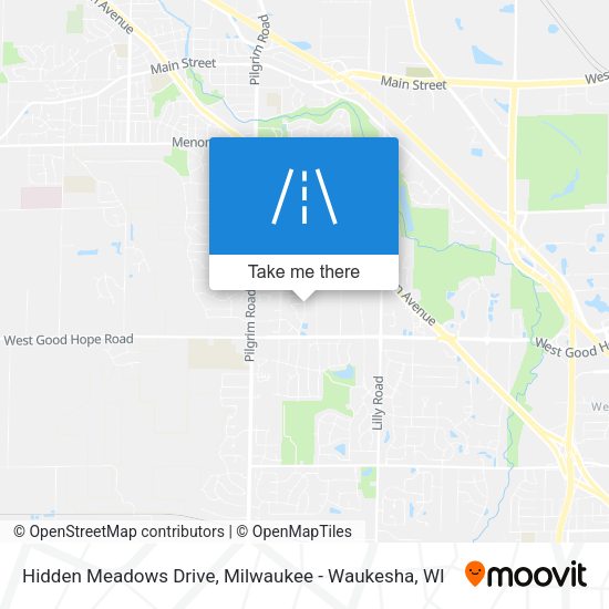 Hidden Meadows Drive map
