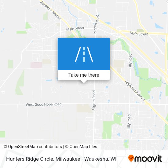 Hunters Ridge Circle map