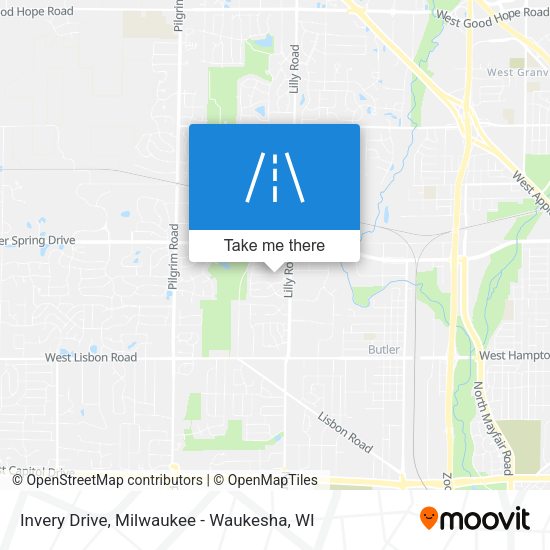 Mapa de Invery Drive