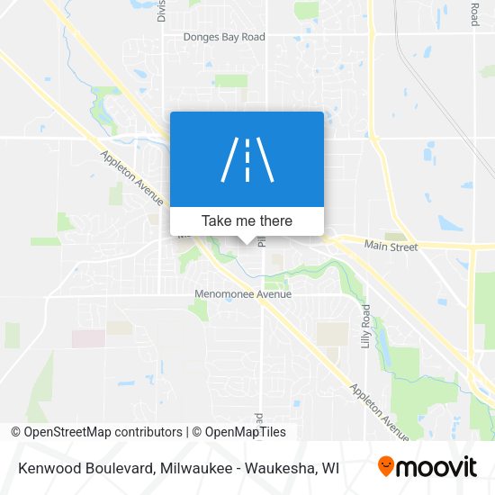 Kenwood Boulevard map