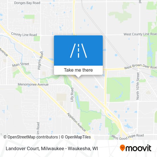Landover Court map
