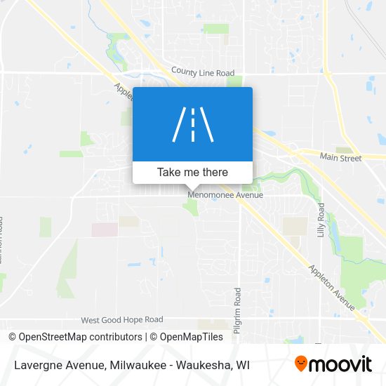 Lavergne Avenue map