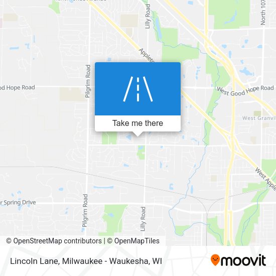 Lincoln Lane map