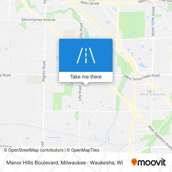 Mapa de Manor Hills Boulevard