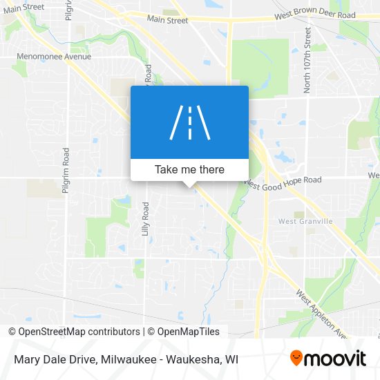 Mary Dale Drive map
