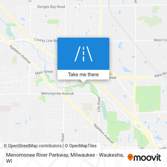 Menomonee River Parkway map