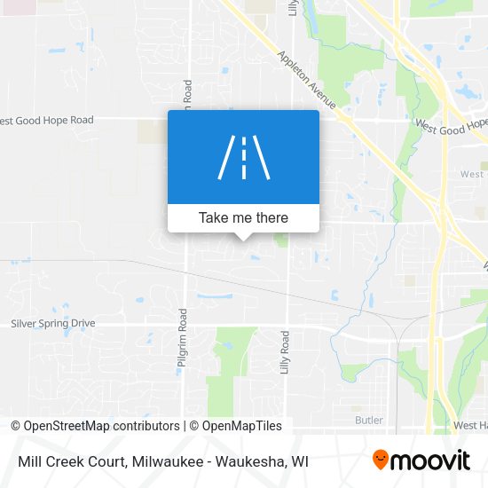 Mapa de Mill Creek Court